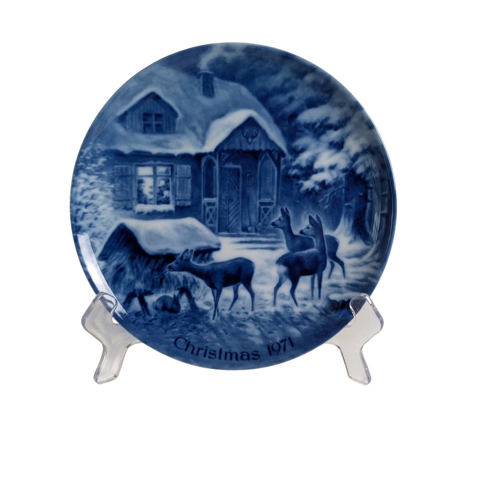 Kaiser West Germany 1971 Silent Night Christmas Plate K Bauer Limited Edition